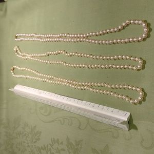 Bundle of Three Pearl Necklaces